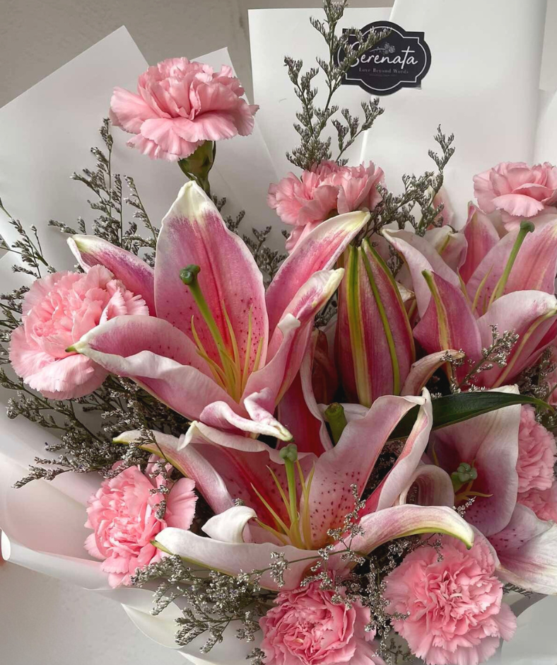 blush lily flower Blush Lily Veil – Serenata Floral Studio